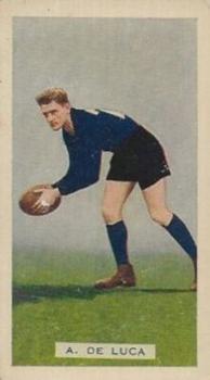 1935 Hoadley's League Footballers #57 Alby DeLuca Front